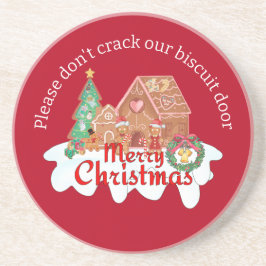 Mikitez gingerbreadhouse ontbijtkoek zandsteen onderzetter