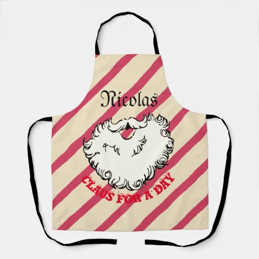 Mikitez santaclaus baard ontbijtkoek schort (Voorkant)