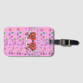 Mikitiez aangepaste valentijn grappige lovebug sof bagagelabel (Voorkant (horizontaal))