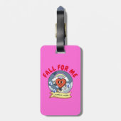 Mikitiez aangepaste valentijn grappige lovebug sof bagagelabel (Achterkant verticaal)