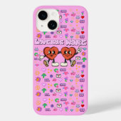 Mikitiez aangepaste valentijn grappige lovebug sof Case-Mate iPhone case (Achterkant)