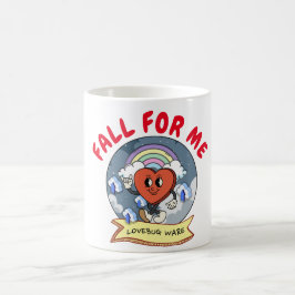 Mikitiez aangepaste valentijn grappige lovebug sof koffiemok