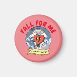 Mikitiez aangepaste valentijn grappige lovebug sof magneet