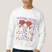 Mikitiez aangepaste valentijnsdag grappige lovebug trui (Voorkant)
