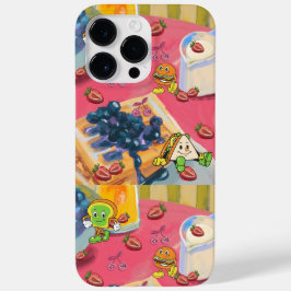 Mikitiez aardbei yogert usaflag burger fruit Case-Mate iPhone 14 pro max hoesje