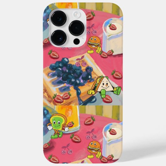 Mikitiez aardbei yogert usaflag burger fruit Case-Mate iPhone case (Achterkant)