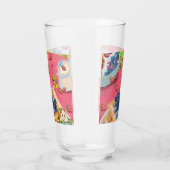 Mikitiez aardbei yogert usaflag burger fruit glas (Rechts)