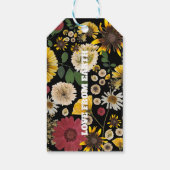 Mikitiez aarddag natuur zelfliefhebber roos bloem cadeaulabel (Achterkant)