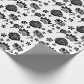 Mikitiez aarddag natuur zelfliefhebber roos bloem cadeaupapier (Hoek)