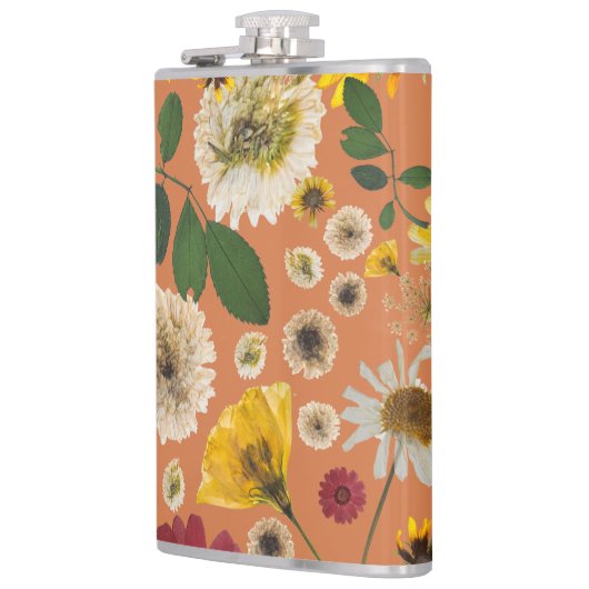 Mikitiez aarddag natuur zelfliefhebber roos bloem heupfles (Links)