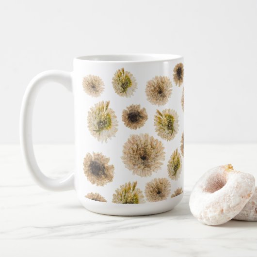 Mikitiez aarddag natuur zelfliefhebber roos bloem koffiemok (Met donut)