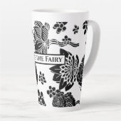 Mikitiez aarddag natuur zelfliefhebber roos bloem latte mok (Rechterhoek)