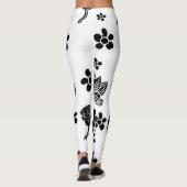 Mikitiez aarddag natuur zelfliefhebber roos bloem leggings (Achterkant)