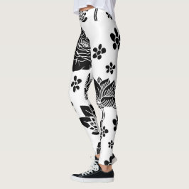 Mikitiez aarddag natuur zelfliefhebber roos bloem leggings