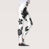 Mikitiez aarddag natuur zelfliefhebber roos bloem leggings (Rechts)