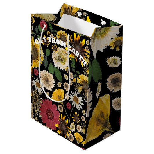 Mikitiez aarddag natuur zelfliefhebber roos bloem medium cadeauzakje (Achterkant Gekanteld)