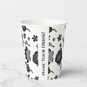 Mikitiez aarddag natuur zelfliefhebber roos bloem papieren bekers (Links)