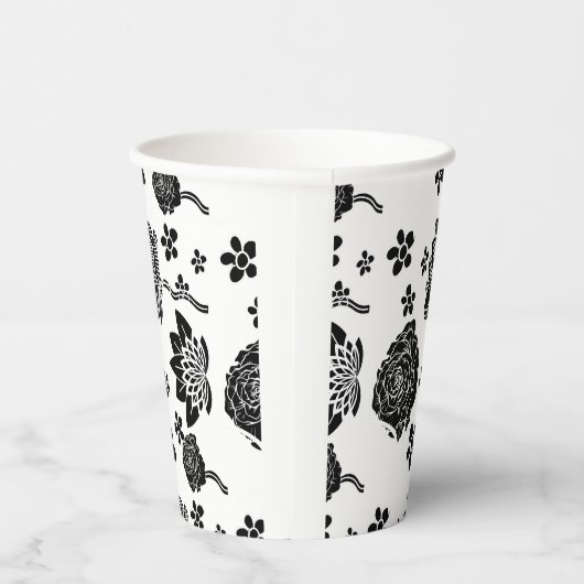 Mikitiez aarddag natuur zelfliefhebber roos bloem papieren bekers (Rechts)