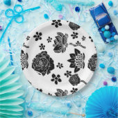 Mikitiez aarddag natuur zelfliefhebber roos bloem papieren bordje (Feest)