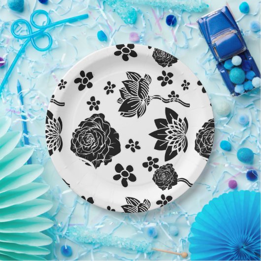 Mikitiez aarddag natuur zelfliefhebber roos bloem papieren bordje (Feest)