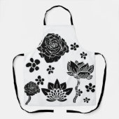 Mikitiez aarddag natuur zelfliefhebber roos bloem schort (Voorkant)