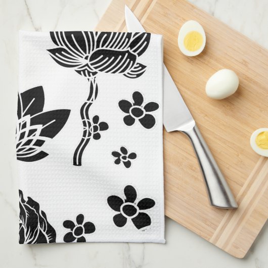 Mikitiez aarddag natuur zelfliefhebber roos bloem theedoek (Quarter Fold)