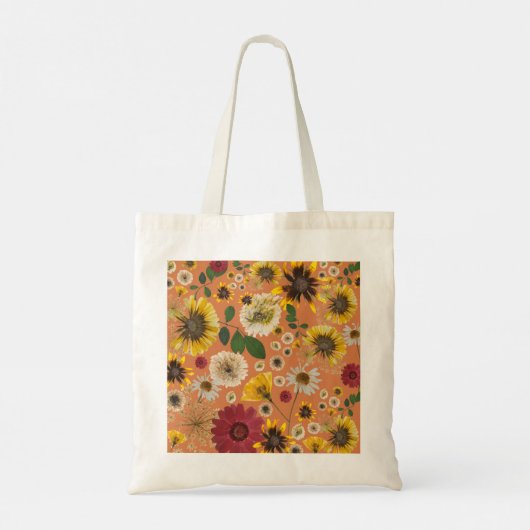 Mikitiez aarddag natuur zelfliefhebber roos bloem tote bag (Achterkant)