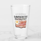 Mikitiez amerikaans ontbijt spek ei juli picknick glas (Achterkant)