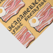 Mikitiez amerikaans ontbijt spek ei juli picknick tissuepapier (Detail)