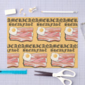 Mikitiez amerikaans ontbijt spek ei juli picknick tissuepapier (Craft)