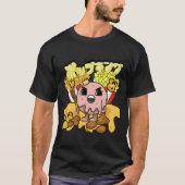 Mikitiez anime popcornking kaas karamel grappig t-shirt (Voorkant)