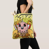 Mikitiez anime popcornking kaas karamel grappig tote bag (Dichtbij)