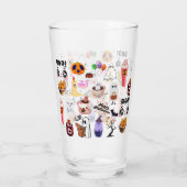 Mikitiez anime schattige koffie halloween croissan glas (Achterkant)