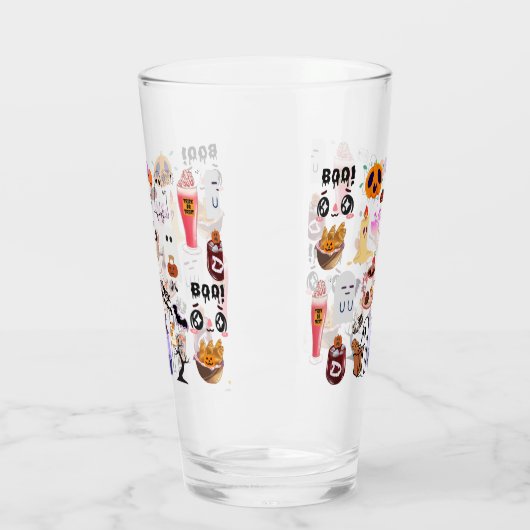 Mikitiez anime schattige koffie halloween croissan glas (Links)