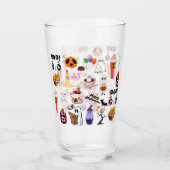 Mikitiez anime schattige koffie halloween croissan glas (Voorkant)