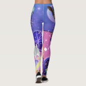 Mikitiez aquarius galaxy zomerbier leggings (Achterkant)