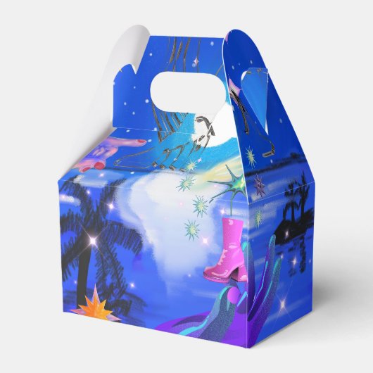 Mikitiez aquarius galaxy zomergloed bedankdoosjes (Achterkant)