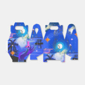 Mikitiez aquarius galaxy zomergloed bedankdoosjes (Uitgevouwen)