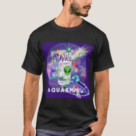 Mikitiez aquarius galaxy zomergloed bier drink t-shirt