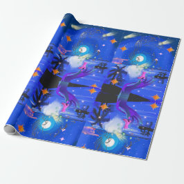 Mikitiez aquarius galaxy zomergloed cadeaupapier