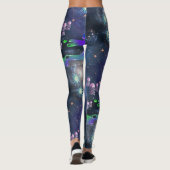 Mikitiez aquarius galaxy zomergloed leggings (Achterkant)
