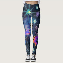 Mikitiez aquarius galaxy zomergloed leggings