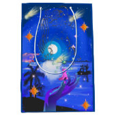 Mikitiez aquarius galaxy zomergloed medium cadeauzakje (Voorkant)