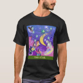 Mikitiez aquarius galaxy zomergloed t-shirt (Voorkant)