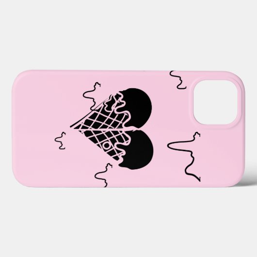 Mikitiez blackheart-koekjes en roomijs Case-Mate iPhone case (Achterkant (horizontaal))