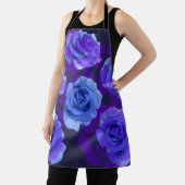 Mikitiez blauw roos bloem valentijn fantasy rock schort (Insitu)