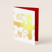 Mikitiez Christmaseve Northpole expressmail Folie Kaarten (Voorkant)