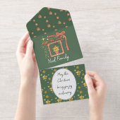 Mikitiez Christmasnoel angle gift star All In One Uitnodiging (Uittrekbaar)