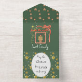 Mikitiez Christmasnoel angle gift star All In One Uitnodiging (Binnenkant)