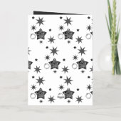 Mikitiez Christmasnoel angle gift star Folie Feestdagenkaart (Achterkant)